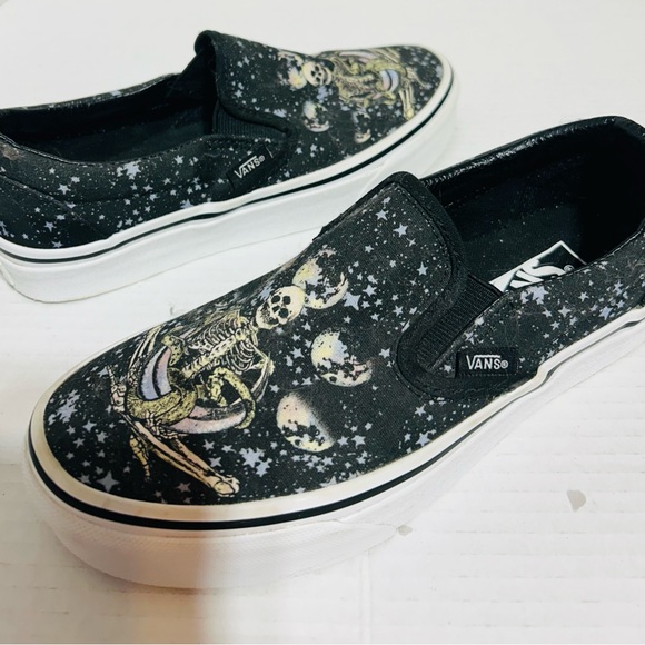 VANS Celestial Skeleton Moon slip on sneakers - Picture 4 of 8
